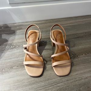 Call It Spring Strappy Nude heels